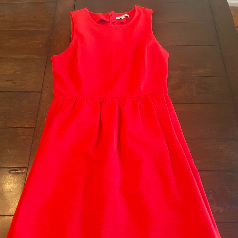 Madewell Red Cotton Dress